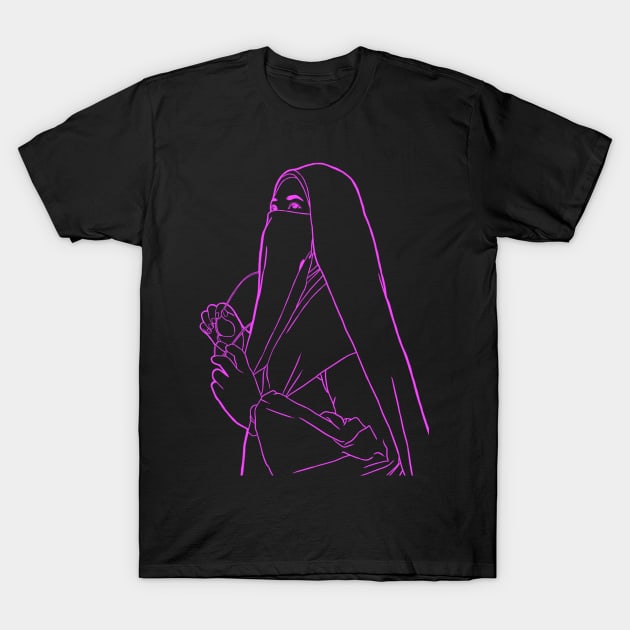 the woman T-Shirt by rikiumart21